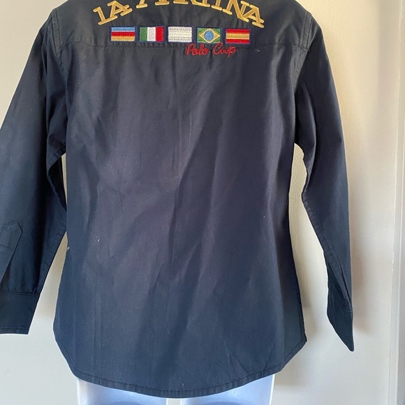 LA MARTINA Stretch cotton shirt for Boys. Size 4 - Picture 4 of 8